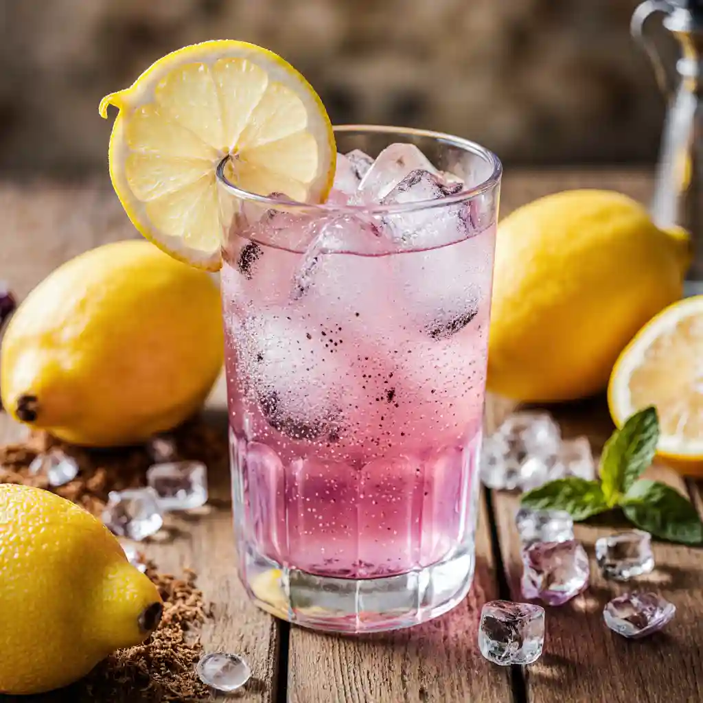 Recipe for Pink Salt Trick for Weight Loss in a cozy kitchen with pink salt and fresh lemon slices.