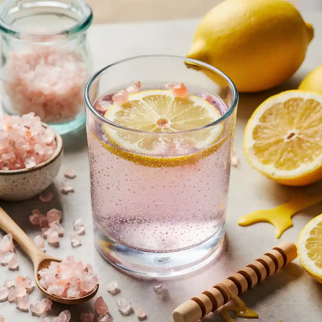 Brazilian Mounjaro recipe 3 ingredients with fresh tropical fruits like mango, papaya, pineapple, and coconut milk, garnished with shredded coconut and mint in a bright tropical kitchen.