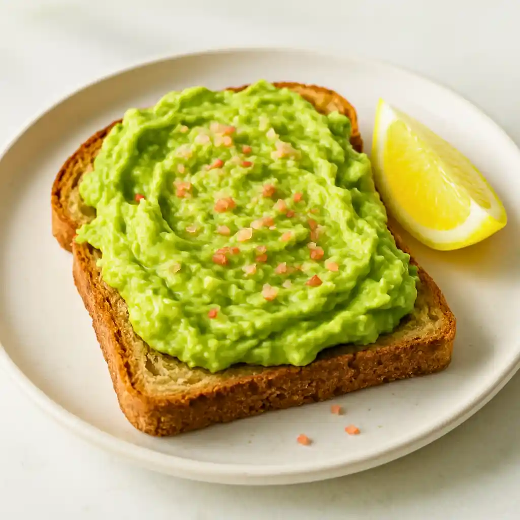 Avocado Toast with Pink Himalayan Salt for Weight Loss
