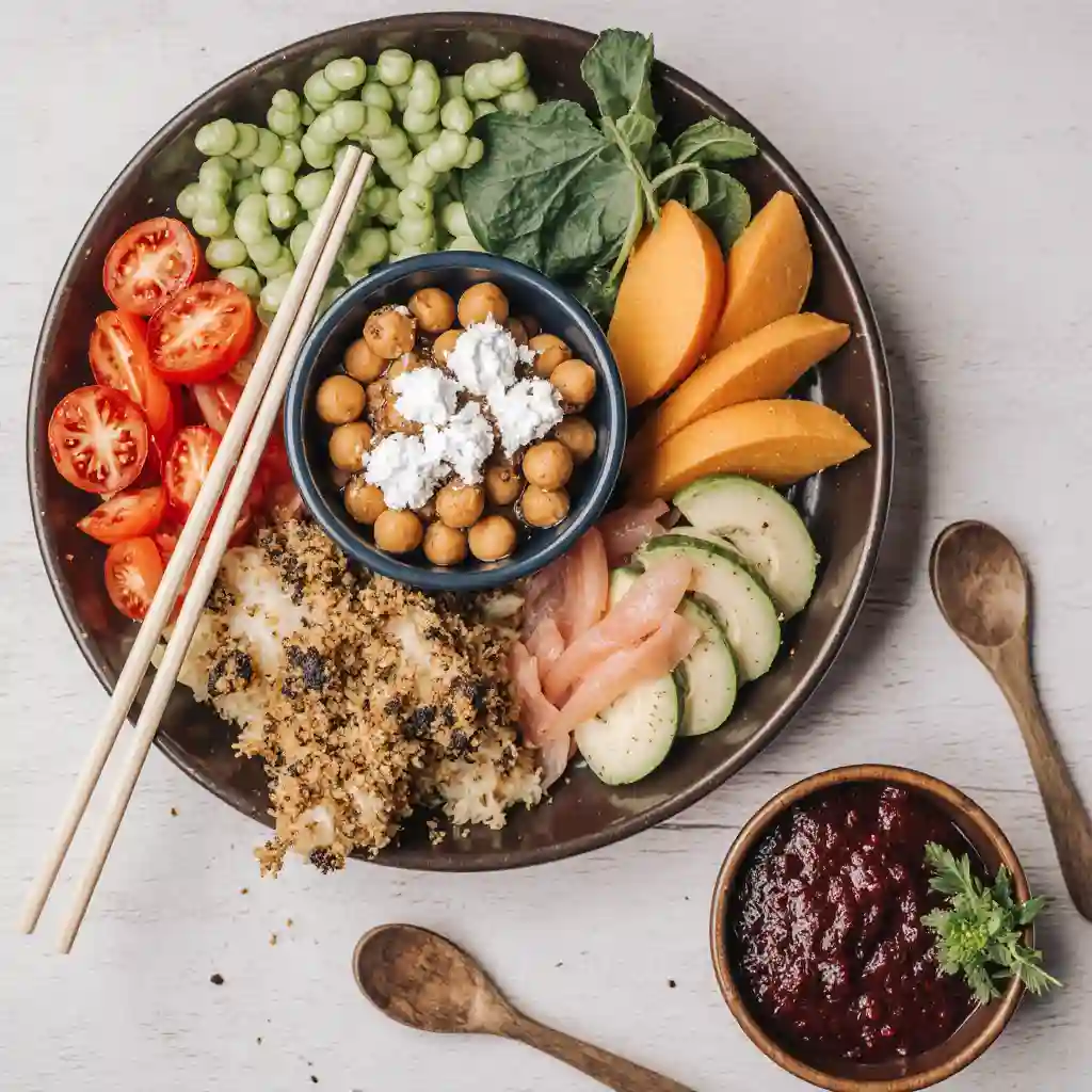 Healthy meal ideas on Mounjaro served with grilled chicken, quinoa, and avocado for weight loss