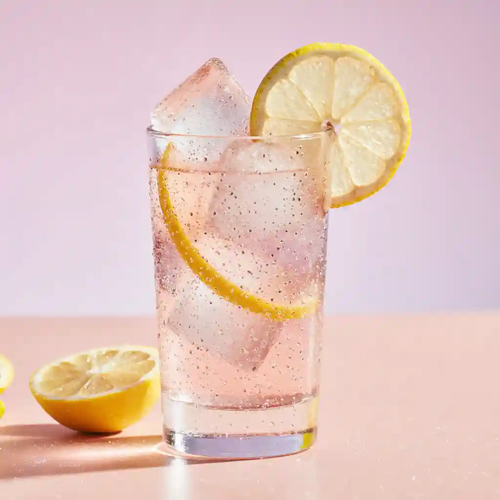 Burnjaro Pink Salt Recipe: Refreshing drink with lemon and mint, showcasing the health benefits of pink salt.