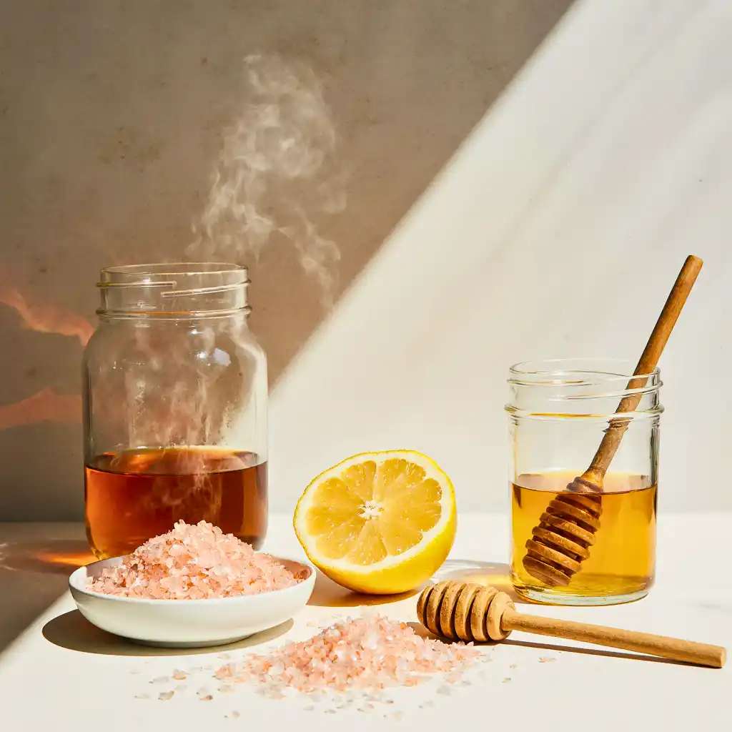 Ingredients for pink salt trick recipe for weight loss