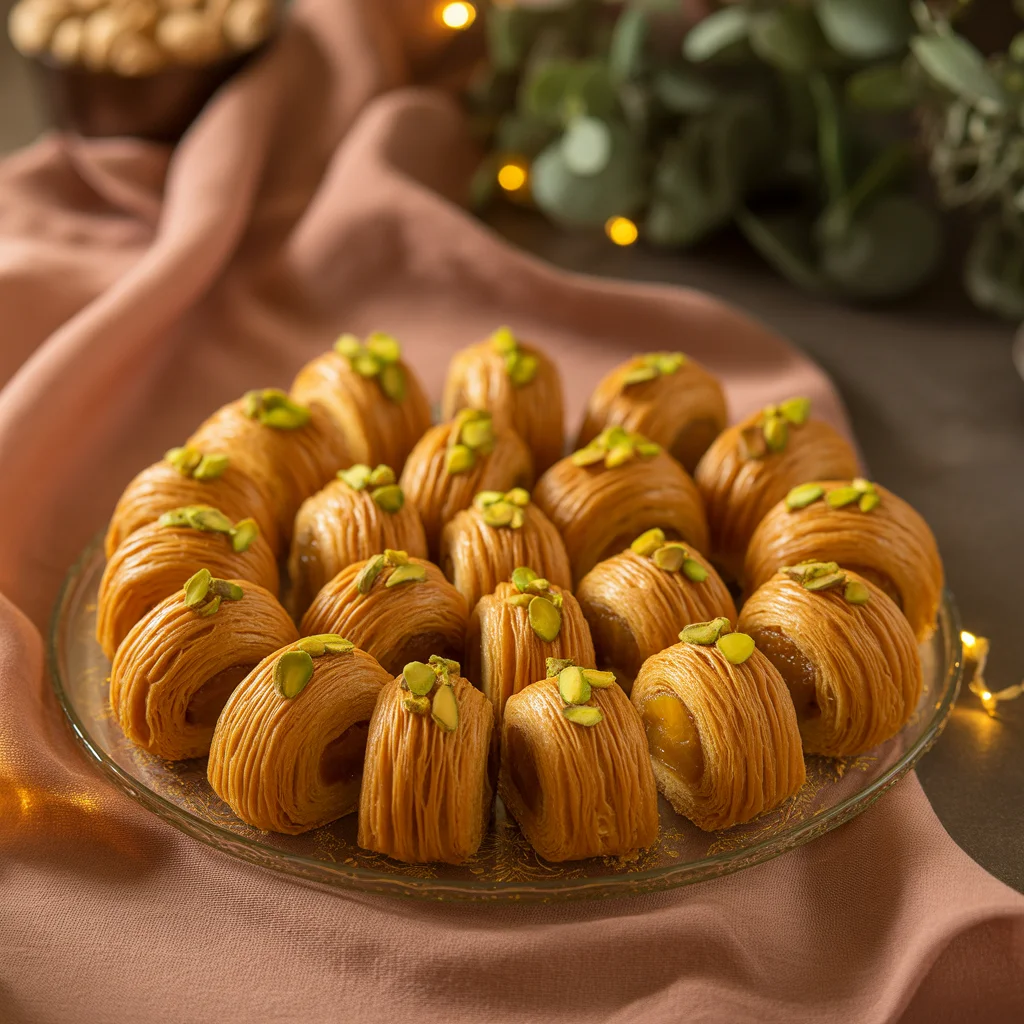 Savory Pistachio Brie Bites