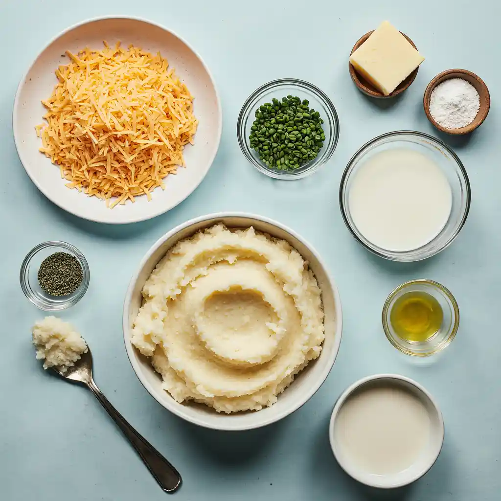 Cheesy Mashed Potato Puffs