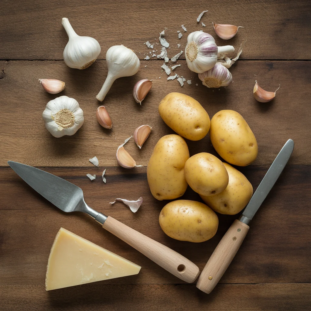 Garlic Parmesan Crockpot Chicken and Potatoes