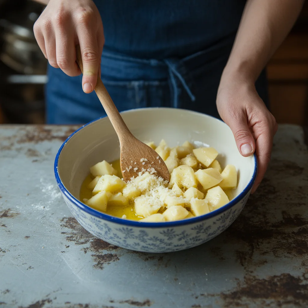 Garlic Parmesan Crockpot Chicken and Potatoes