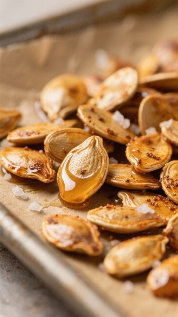 Irresistible Honey Roasted Pumpkin Seeds