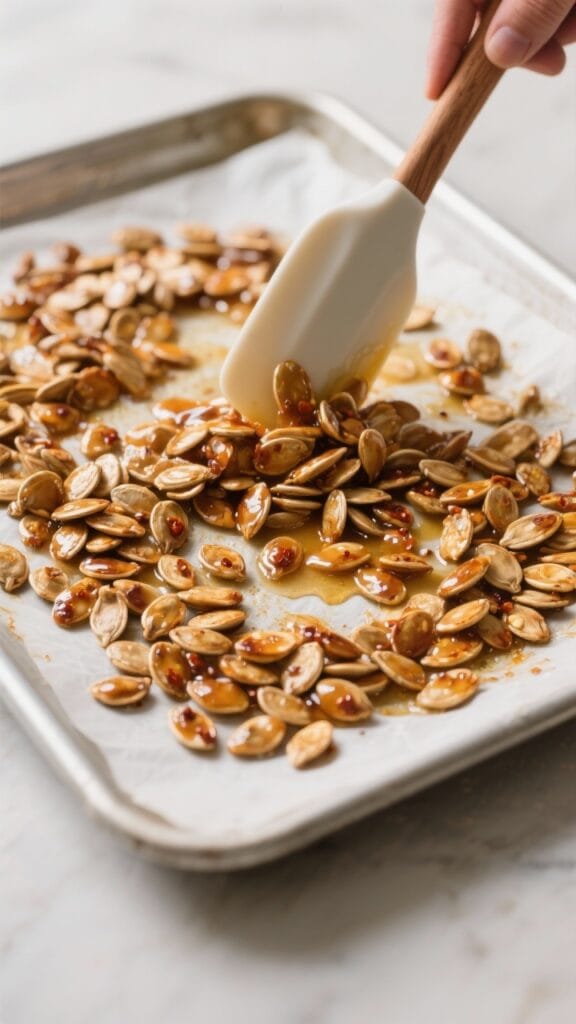 Irresistible Honey Roasted Pumpkin Seeds