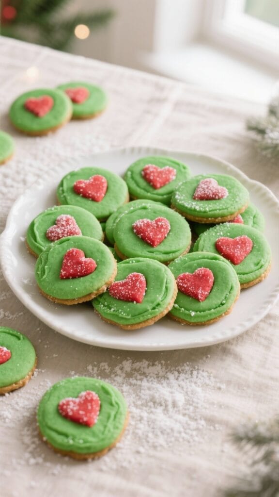 Grinch Sugar Cookies