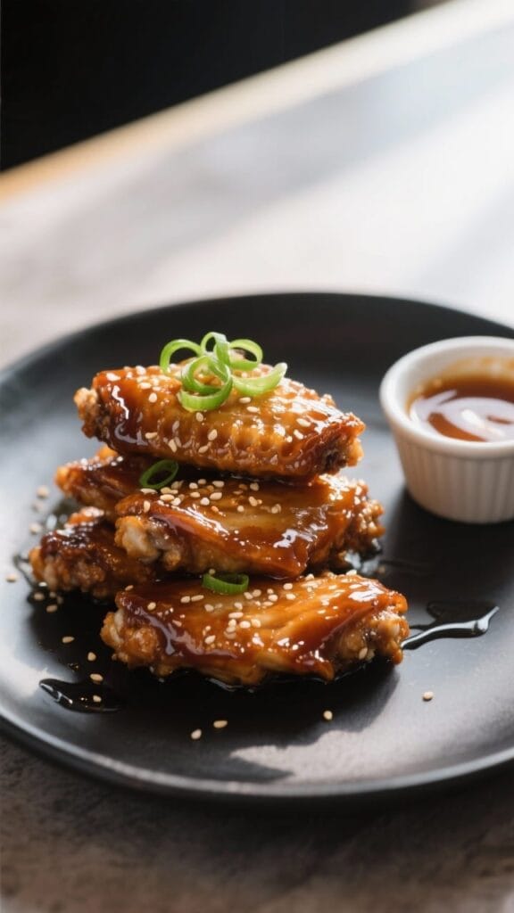 Sweet Honey Garlic Chicken Wings