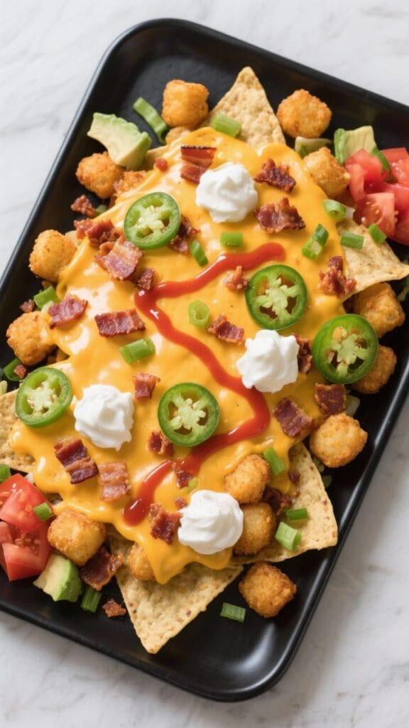 Tasty Loaded Tater Tot Appetizers Recipe