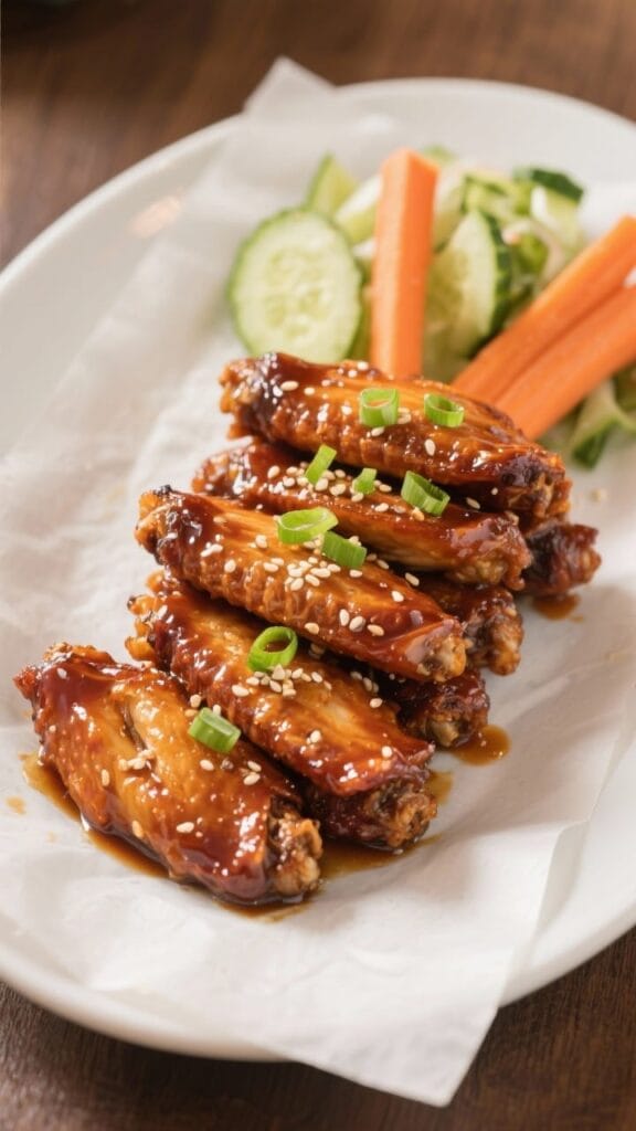 Sweet Honey Garlic Chicken Wings Recipe