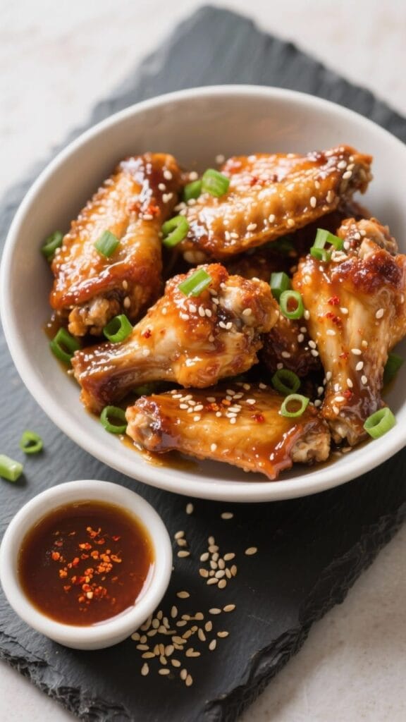 Sweet Honey Garlic Chicken Wings Recipe