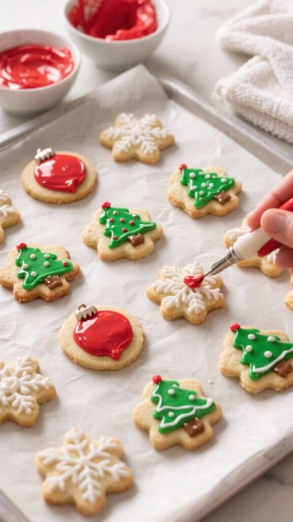 Royal Icing Christmas Cookies