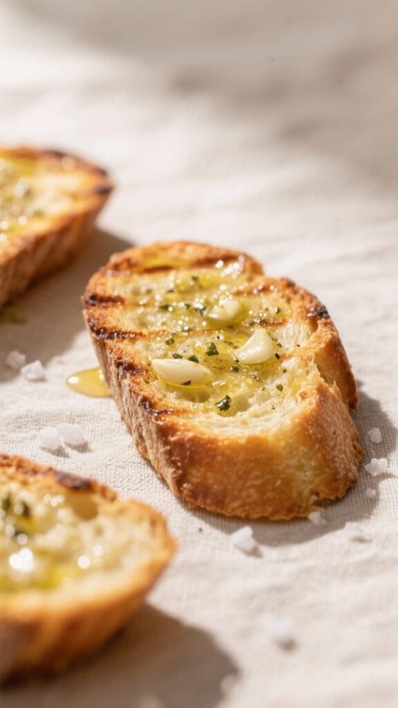 Simple Christmas Bruschetta Wreath