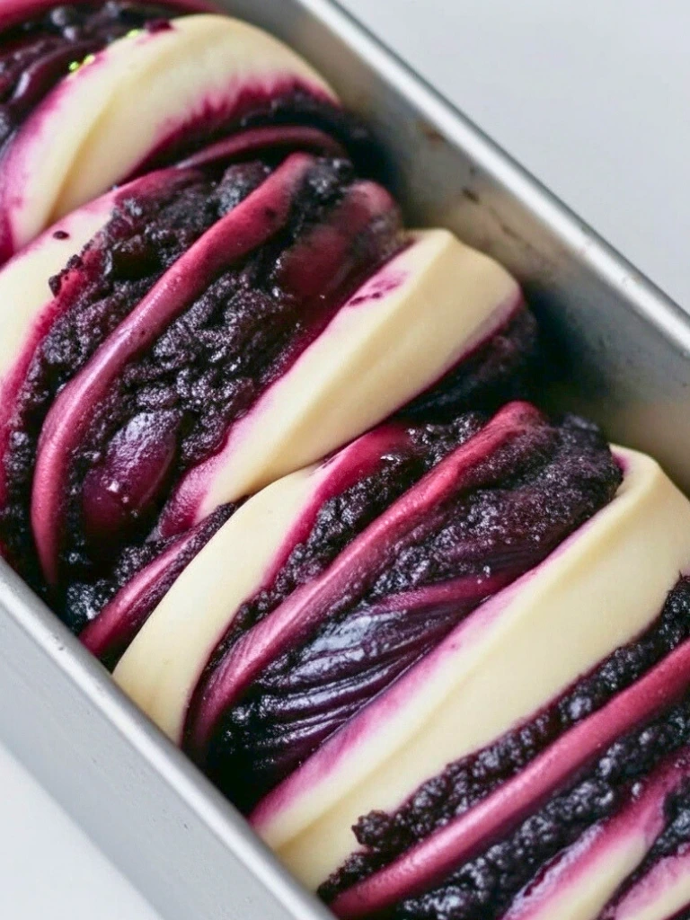 Blueberry Lemon Sourdough Babka