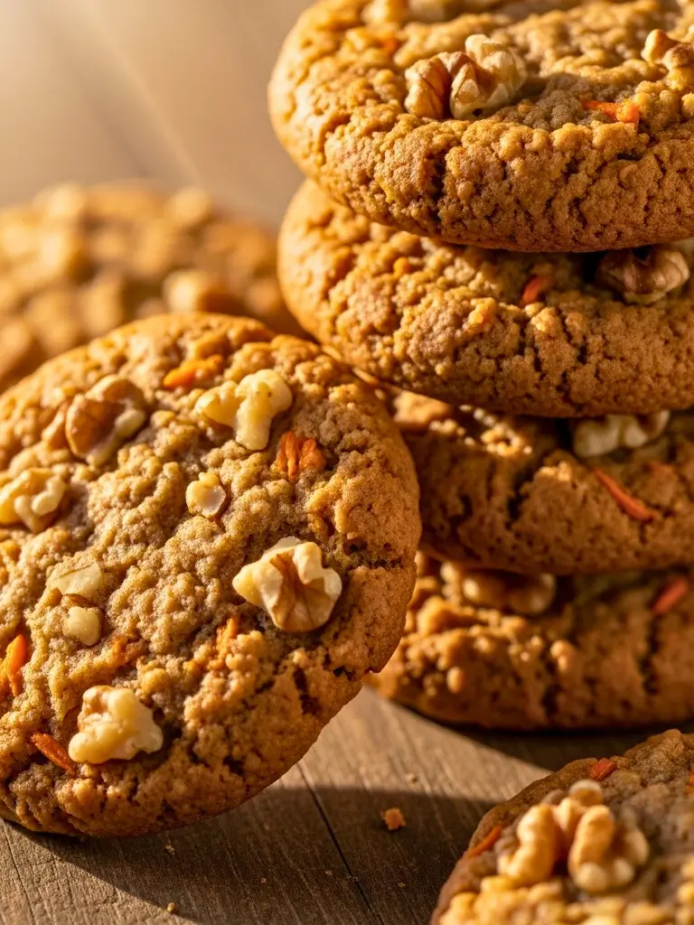 Carrot Cake Oatmeal Cookies