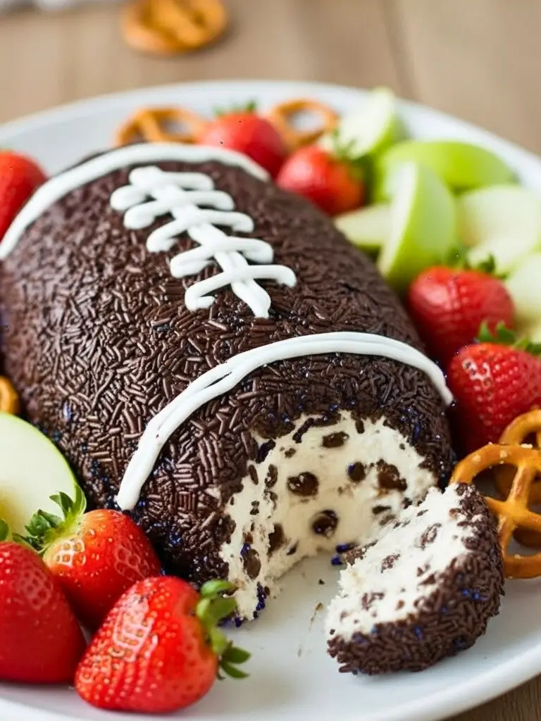 Best Football Cookie Dough Dip Recipe (Easy & Edible)