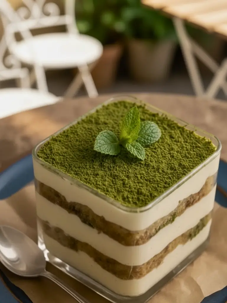 Matcha Tiramisu Cake