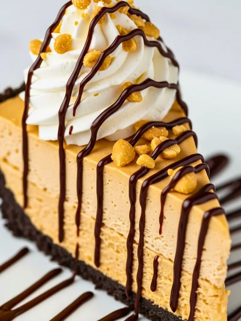 No Bake Peanut Butter Pie