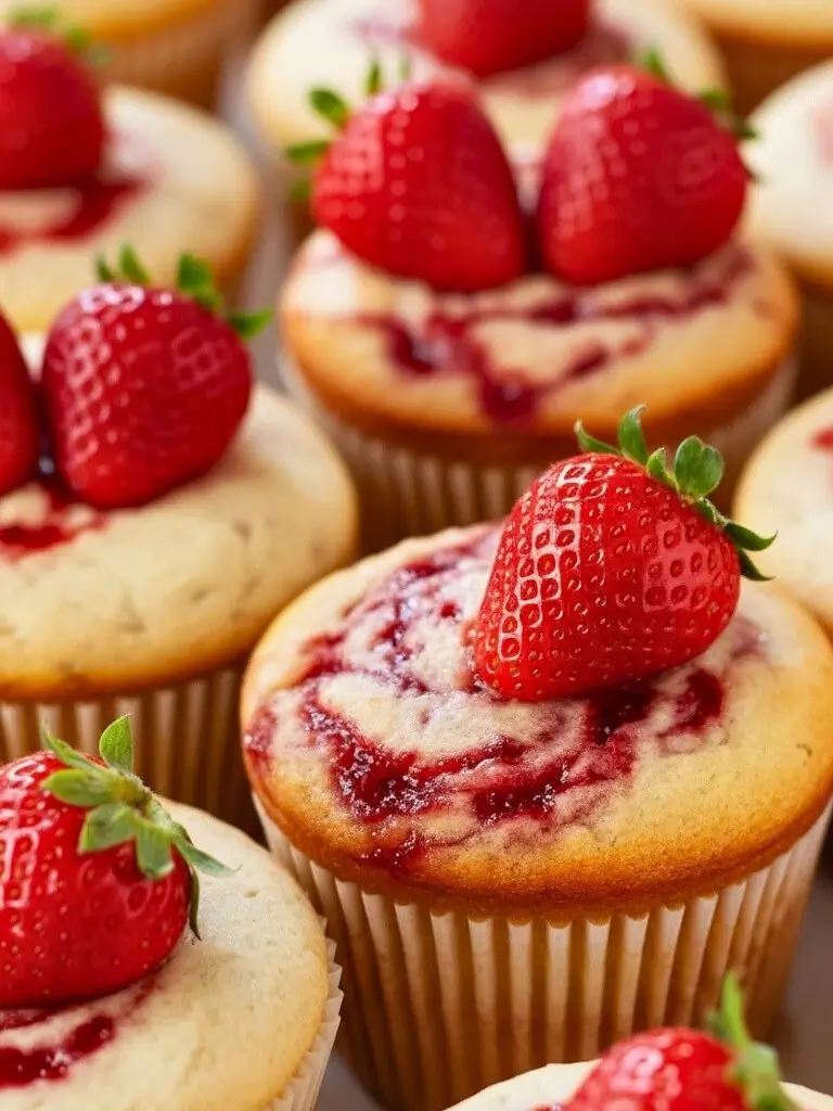 Strawberry Cream Cheese Muffins