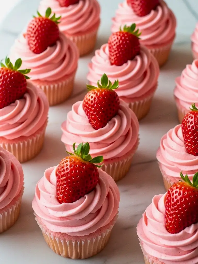 Strawberry Cupcakes Recipe Best Real Fruit