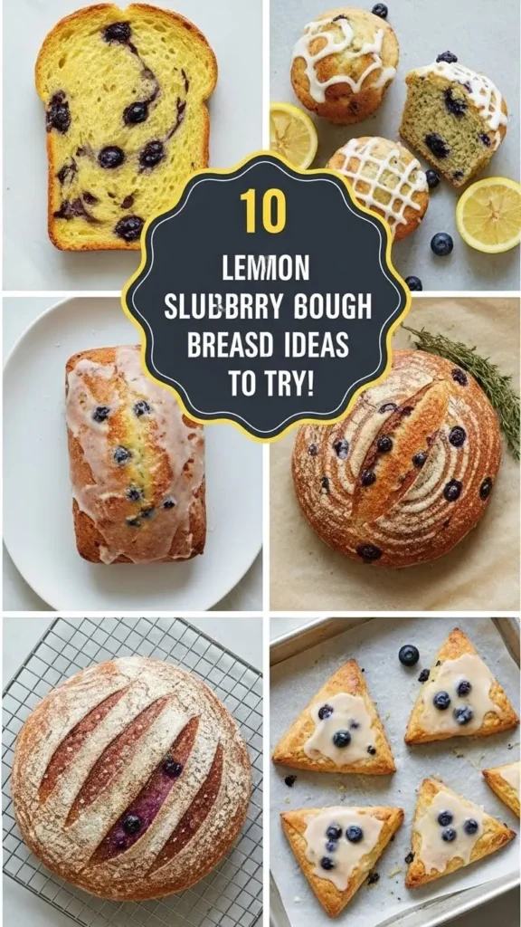 10 Lemon Blueberry Sourdough Bread Ideas
