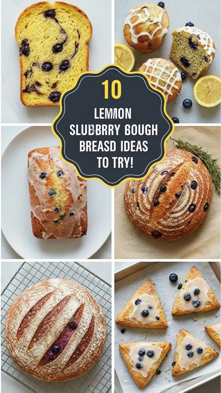 10 Lemon Blueberry Sourdough Bread Ideas
