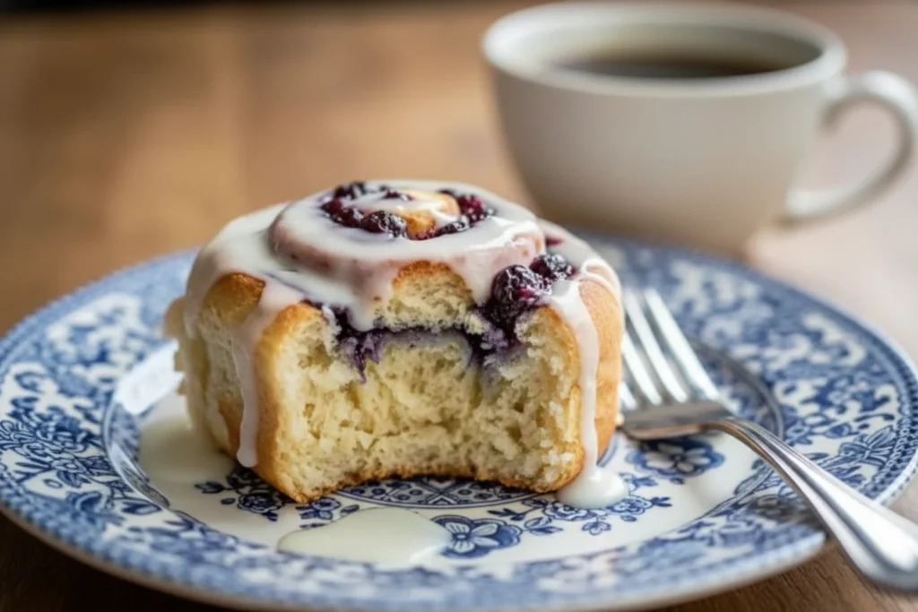 Sourdough Blueberry Sweet Rolls