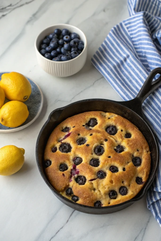 Sourdough Lemon Blueberry Focaccia