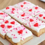 Chewy Valentine Sugar Cookie Bars