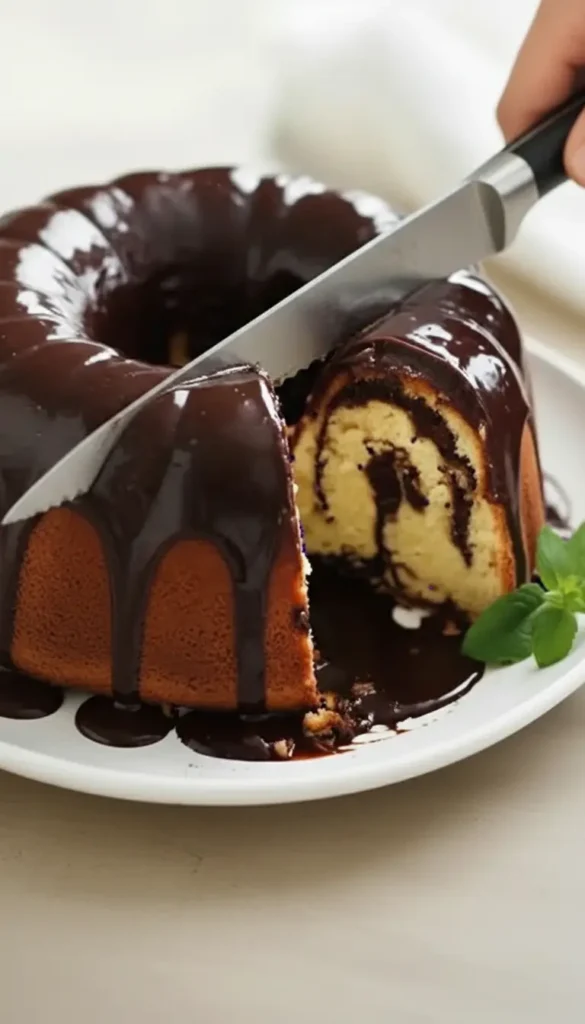 Marbled Brownie Cheesecake Bundt