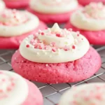 Best Copycat Crumbl Pink Velvet Cookies