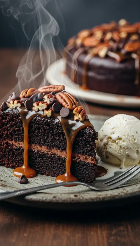 Chocolate Turtle Cake