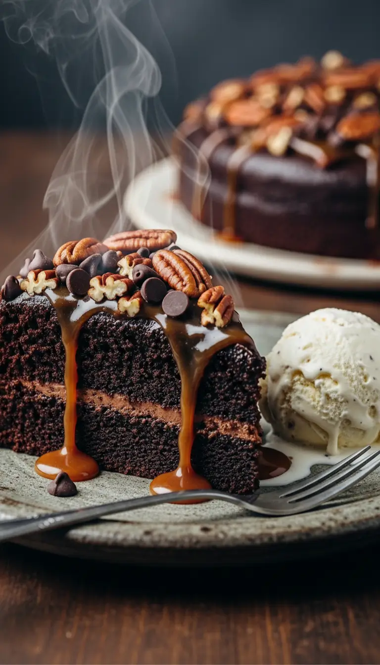 Chocolate Turtle Cake