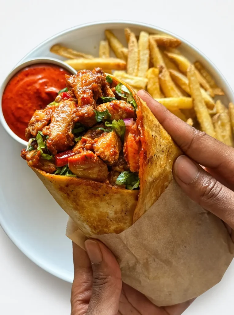 Master the ultimate honey chipotle chicken wrap. Learn how to make crispy, saucy chipotle chicken balanced with a cool, refreshing crisp salad wrap blend.