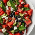 Watermelon cucumber feta salad is the refreshing summer side dish you need. Master this sweet and savory recipe with our expert lime vinaigrette dressing.