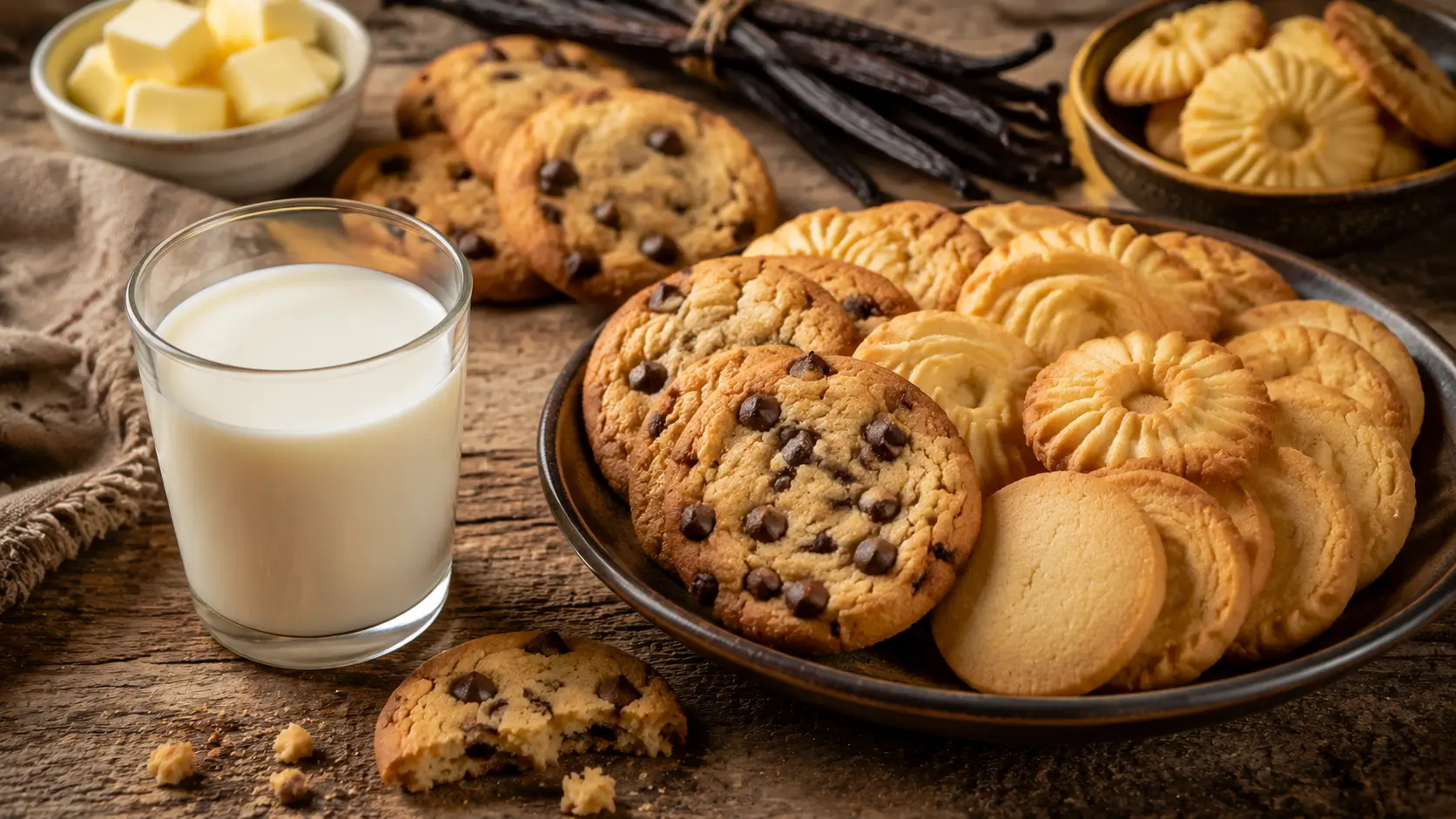 Homemade Milk Cookies