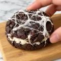 Halloween cheesecake cookies, Chocolate cheesecake cookies